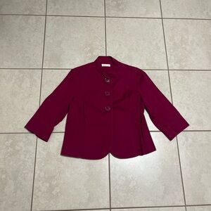 Coldwater Creek Maroon Long Sleeve Dress Shirt!
